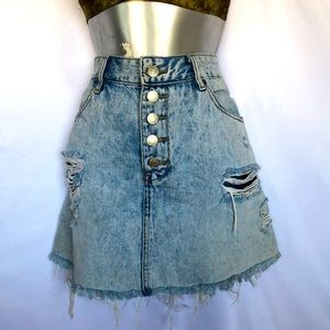 Pull & Bear jean Skirt Size 30